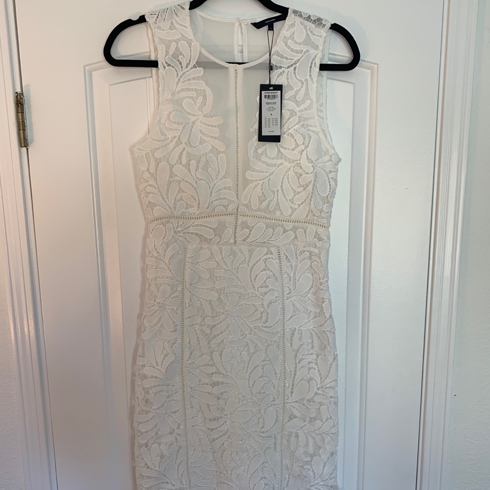 Vero Moda white lace dress